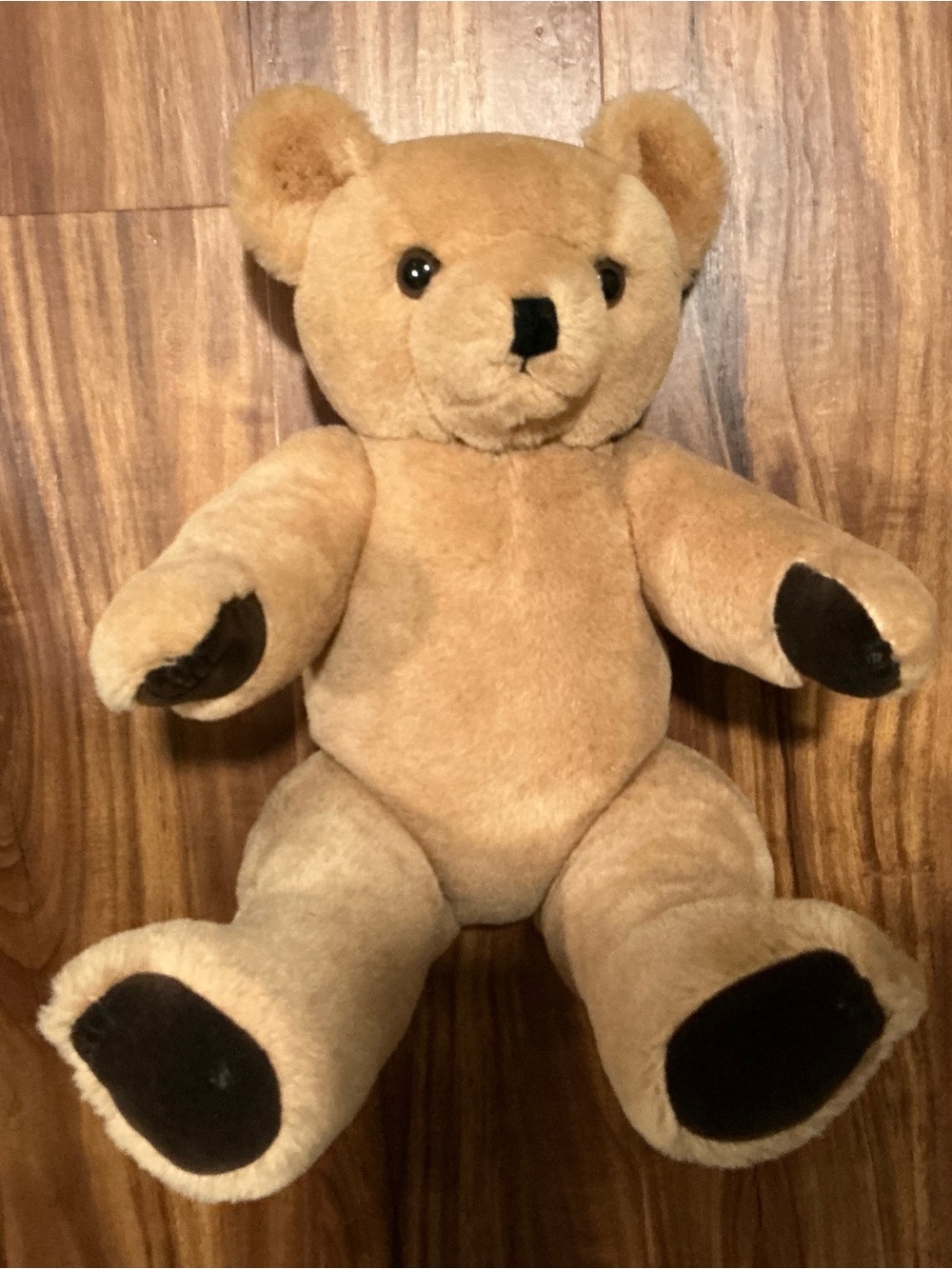 Plush Tan Bear Stuffed Animal - Soft Kids Toy